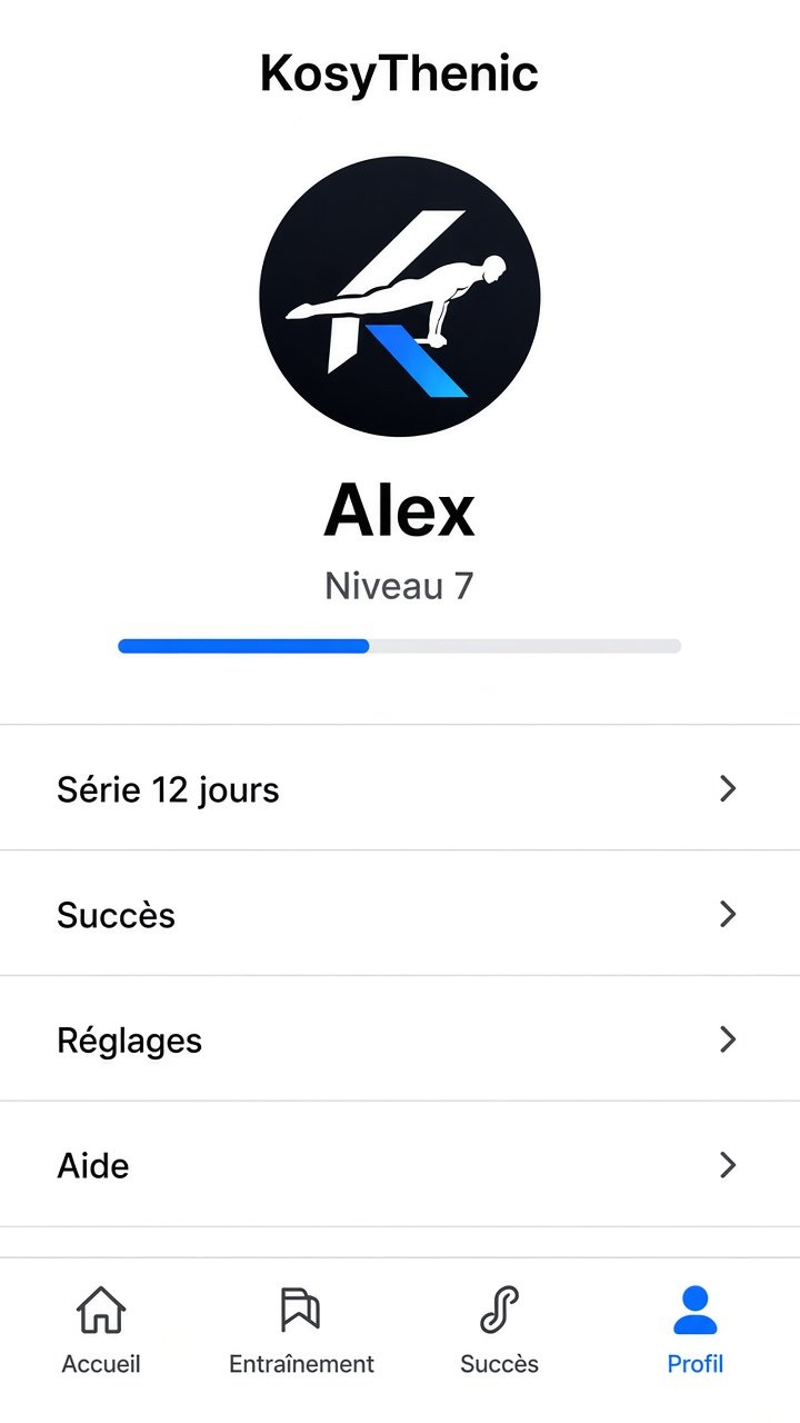 Écran Profil